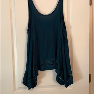 Free people tank top, teal